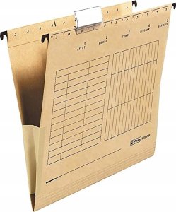 Herlitz Herlitz 10843373 wiszący folder A4 Karton Brązowy 1