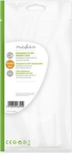 Adapter AV Nedis adapter kablowy 0,2 m DisplayPort DVI-D Czarny 3