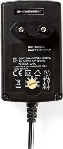 Zasilacz Nedis Nedis ACPA007 adapter zasilający/ inwentor Wewnętrzna 27 W Czarny 3