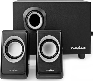Głośniki komputerowe Nedis CSPR10021BK zestaw głośników 16 W PC Czarny 2.1 kan. 13
