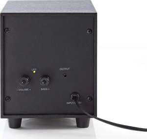 Głośniki komputerowe Nedis CSPR10021BK zestaw głośników 16 W PC Czarny 2.1 kan. 5