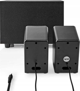 Głośniki komputerowe Nedis CSPR10021BK zestaw głośników 16 W PC Czarny 2.1 kan. 10