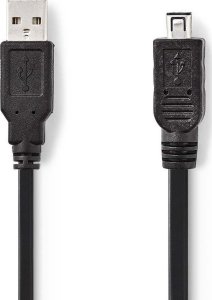 Kabel USB Nedis USB-A - miniUSB 2 m Czarny (CCGP60200BK20) 1