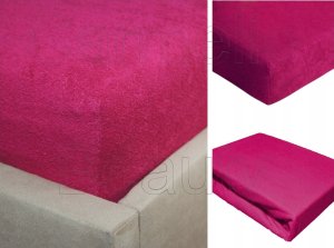 Activeshop Prześcieradło frotte różowe 6