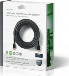 Kabel Nedis Nedis CVBW34000AT100 kabel HDMI 10 m HDMI Typu A (Standard) Antracyt 12