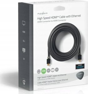 Kabel Nedis Nedis CVBW34000AT100 kabel HDMI 10 m HDMI Typu A (Standard) Antracyt 3