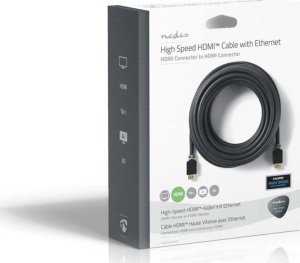 Kabel Nedis Nedis CVBW34000AT100 kabel HDMI 10 m HDMI Typu A (Standard) Antracyt 8