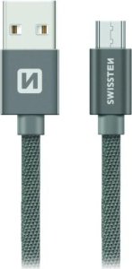 Kabel USB Swissten USB-A - micro-B 2 m Szary (71522302) 13