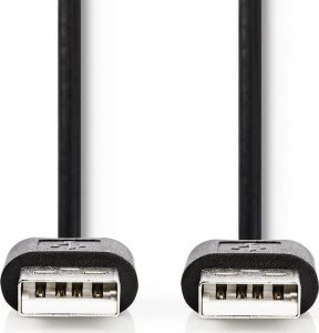 Kabel USB Nedis USB-A - USB-A 3 m Czarny (CCGT60000BK30) 2