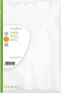 Kabel USB Nedis USB-A - USB-B 3 m Niebieski (CCGP61100BU30) 7