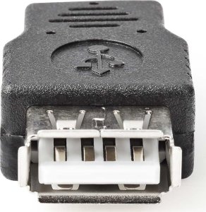 Adapter USB Nedis Nedis CCGB60901BK zmieniacz płci / kabli Czarny 2