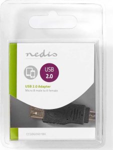 Adapter USB Nedis Nedis CCGB60901BK zmieniacz płci / kabli Czarny 4