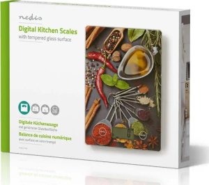 Waga kuchenna Nedis Nedis KASC113VA waga kuchenna Wielobarwny Blat Prostokąt Elektroniczna waga kuchenna 6