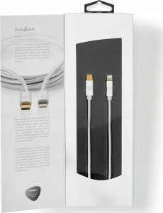 Kabel Nedis Nedis CCTB39650AL10 kabel Lightning 1 m Aluminium 4