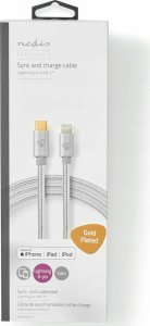 Kabel Nedis Nedis CCTB39650AL10 kabel Lightning 1 m Aluminium 5