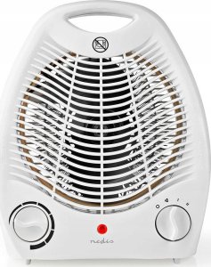 Grzejnik Nedis Nedis HTFA13CWT grzejnik Wewnętrzna Biały 2000 W Wentylator elektryczny ogrzewacza pomieszczeń 2