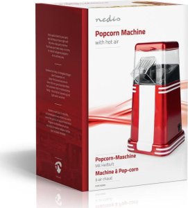 Nedis Nedis FCPC100RD urządzenie do robienia popcornu Czerwony, Biały 4 min 1200 W 10