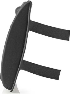 Nedis Nedis ERGOGBS100BK podparcie pod plecy Czarny Tkanina, Pianka Obite oparcie 5