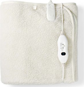 Nedis Nedis PEBL120CWT1 koc elektryczny 60 W Biały Poliester, Wełna syntetyczna 12