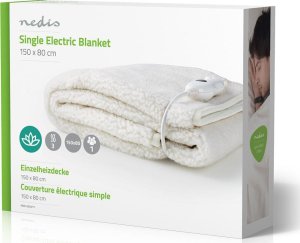 Nedis Nedis PEBL120CWT1 koc elektryczny 60 W Biały Poliester, Wełna syntetyczna 15