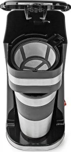 Ekspres przelewowy Nedis KACM300FBK ekspres do kawy Ręczny Przelewowy ekspres do kawy 0,42 l 5