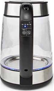 Nedis Nedis KAWK320EGS czajnik elektryczny 1,7 l 2200 W Stal nierdzewna, Przezroczysty 3