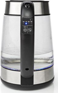 Nedis Nedis KAWK320EGS czajnik elektryczny 1,7 l 2200 W Stal nierdzewna, Przezroczysty 8