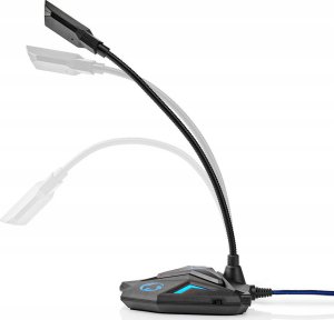 Mikrofon Nedis Nedis GMICGU100BK mikrofon Czarny, Niebieski Mikrofon do komputera 4