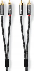 Kabel Nedis RCA (Cinch) x2 - RCA (Cinch) x2 2m szary (CATB24200GY20) 4