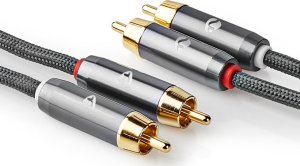 Kabel Nedis RCA (Cinch) x2 - RCA (Cinch) x2 2m szary (CATB24200GY20) 6