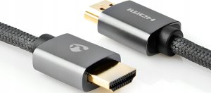 Kabel Nedis HDMI - HDMI 5m szary (CVTB34000GY50) 3