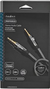 Kabel Nedis Jack 3.5mm - Jack 3.5mm 2m szary (CATB22000GY20) 6
