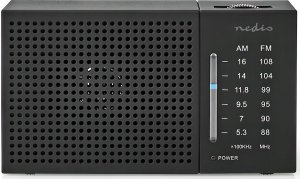 Radio Nedis RDFM1200BK radio Przenośny Analogowy Czarny 2
