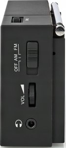 Radio Nedis RDFM1200BK radio Przenośny Analogowy Czarny 6