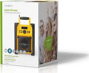 Radio Nedis Nedis RDFM3100YW radio Miejsce pracy Cyfrowy Czarny, Żółty 2