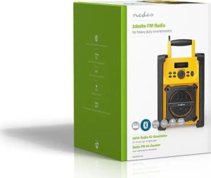 Radio Nedis Nedis RDFM3100YW radio Miejsce pracy Cyfrowy Czarny, Żółty 3