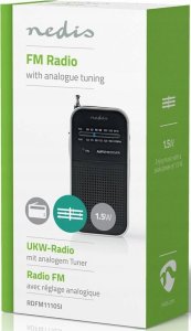 Radio Nedis Nedis RDFM1110SI radio Przenośny Analogowy Czarny 7