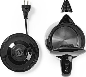Nedis Nedis KAWK130EBK czajnik elektryczny 1,7 l 2200 W Czarny 21