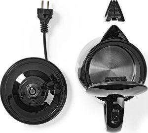 Nedis Nedis KAWK130EBK czajnik elektryczny 1,7 l 2200 W Czarny 7