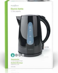 Nedis Nedis KAWK130EBK czajnik elektryczny 1,7 l 2200 W Czarny 8
