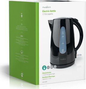 Nedis Nedis KAWK130EBK czajnik elektryczny 1,7 l 2200 W Czarny 10