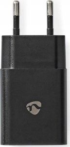 Ładowarka Nedis Nedis WCHAC242ABK ładowarka do urządzeń przenośnych Uniwersalne Czarny Prąd przemienny Wewnętrzna 2