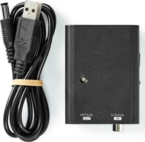 Adapter AV Nedis Nedis ACON2505BK konwerter plików audio Czarny 10
