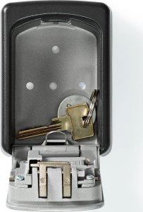 Nedis Nedis KEYCC01GY sejf Sejf ścienny Aluminium Czarny, Srebrny 7