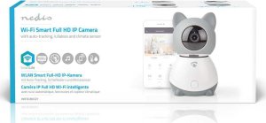 Kamera IP Nedis Nedis WIFICI30CGY kamera przemysłowa Kamera bezpieczeństwa IP Wewnętrzna 1920 x 1080 px Biurko / Ściana 12