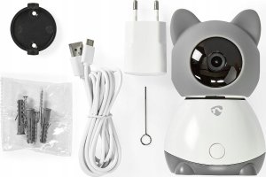 Kamera IP Nedis Nedis WIFICI30CGY kamera przemysłowa Kamera bezpieczeństwa IP Wewnętrzna 1920 x 1080 px Biurko / Ściana 15