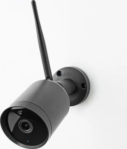Kamera IP Nedis Nedis WiFi Smart Outdoor IP-camera | Full HD | Metalen behuizing | Waterdicht (IP65) Pocisk Kamera bezpieczeństwa IP Zewnętrzna 1920 x 1080 px Sufit / Ściana 12