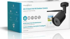 Kamera IP Nedis Nedis WiFi Smart Outdoor IP-camera | Full HD | Metalen behuizing | Waterdicht (IP65) Pocisk Kamera bezpieczeństwa IP Zewnętrzna 1920 x 1080 px Sufit / Ściana 28