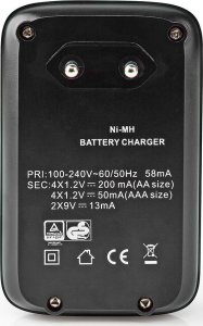 Ładowarka Nedis Nedis BACH07 ładowarka akumulatorów Akumulator do domowego użytku Prąd przemienny 8