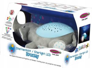 Jamara Jamara Dreamy Elephant nocna lampka dziecięca Wolnostojący Niebieski, Szary LED 4